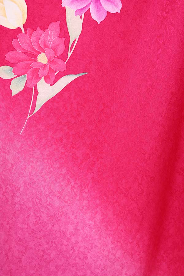 振袖 レンタル 成人式 フルセット 濃ピンク