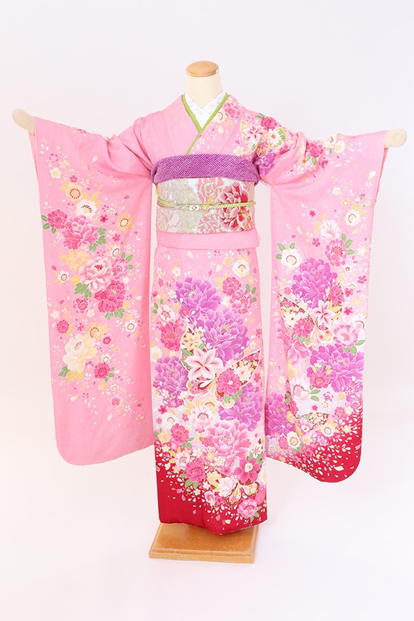 振袖 レンタル 成人式 フルセット ピンク