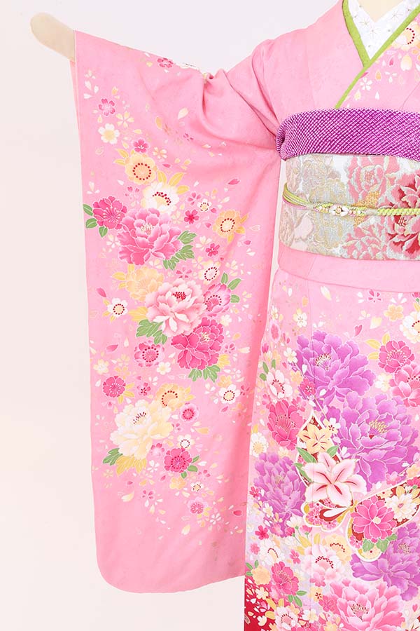 振袖 レンタル 成人式 フルセット ピンク