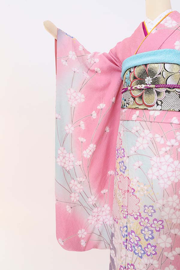 振袖 レンタル 成人式 フルセット ピンク
