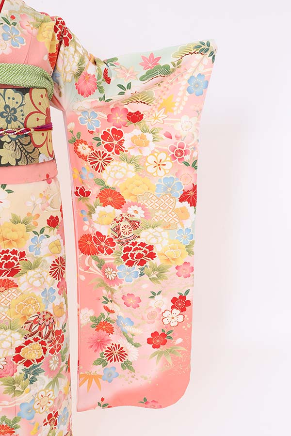 振袖 レンタル 成人式 フルセット ピンク