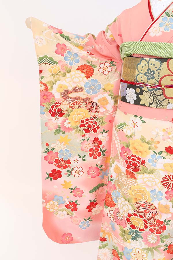振袖 レンタル 成人式 フルセット ピンク
