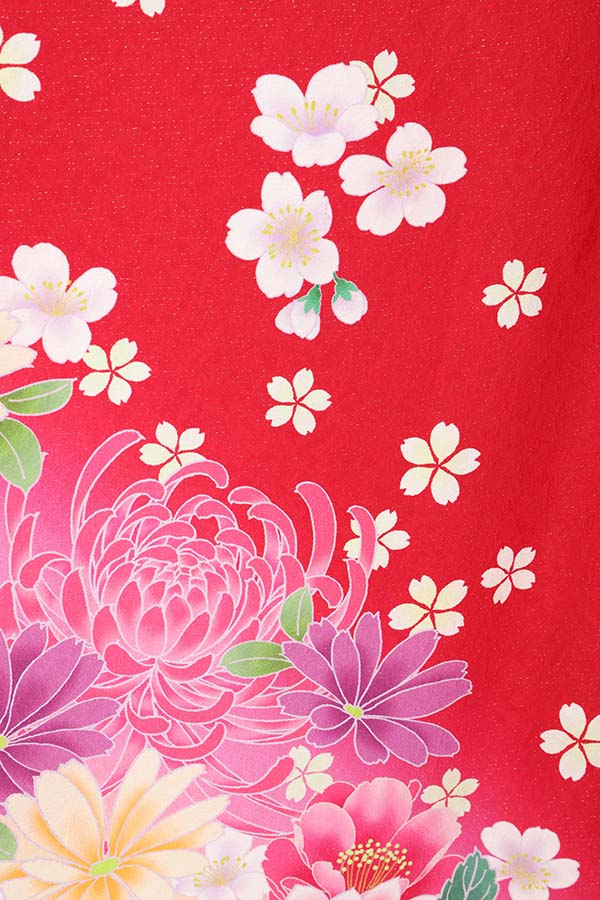 振袖 レンタル 成人式 フルセット 赤