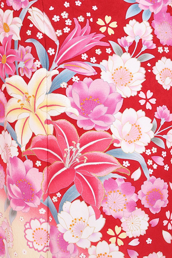 振袖 レンタル 成人式 フルセット 赤