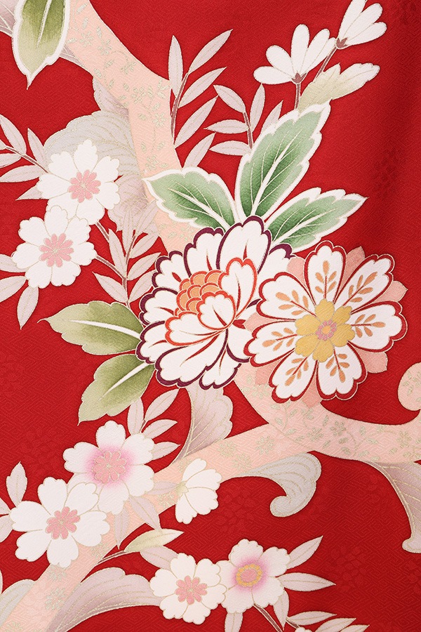 振袖 レンタル 成人式 フルセット 赤