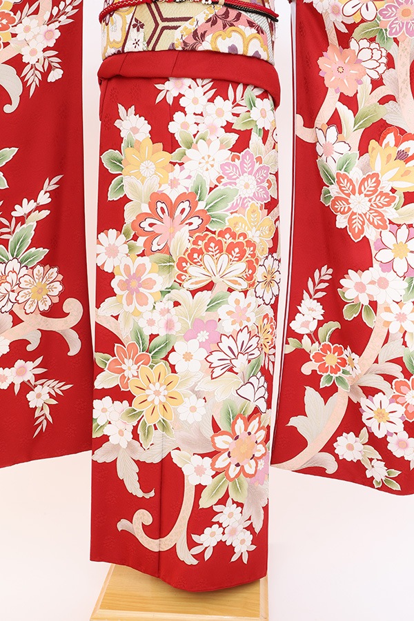 振袖 レンタル 成人式 フルセット 赤