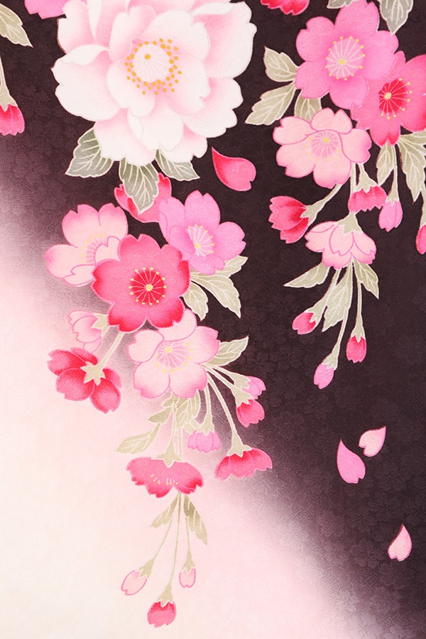 振袖 レンタル 成人式 フルセット こげ茶