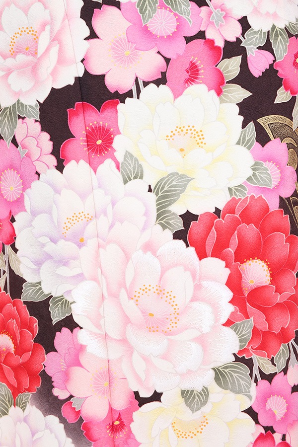 振袖 レンタル 成人式 フルセット こげ茶