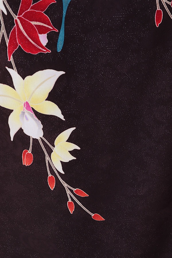 振袖 レンタル 成人式 フルセット こげ茶