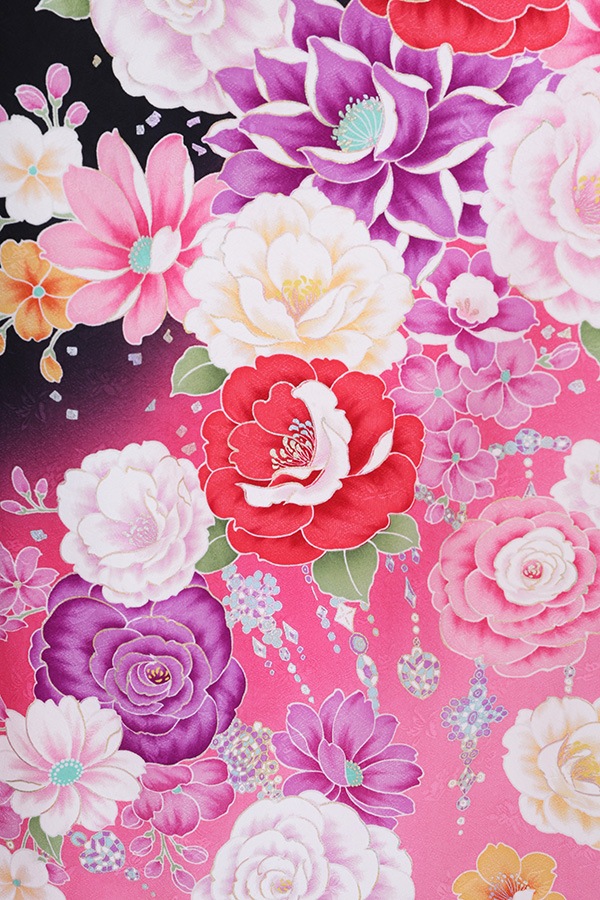 振袖 レンタル 成人式 フルセット 黒