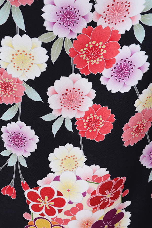 振袖 レンタル 成人式 フルセット 黒