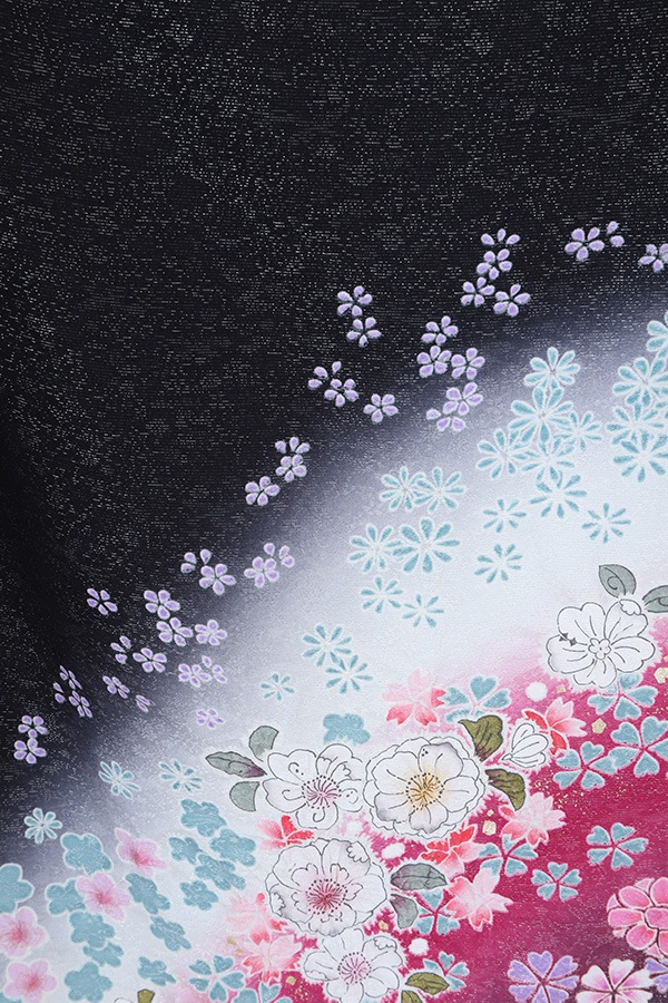 振袖 レンタル 成人式 フルセット 黒