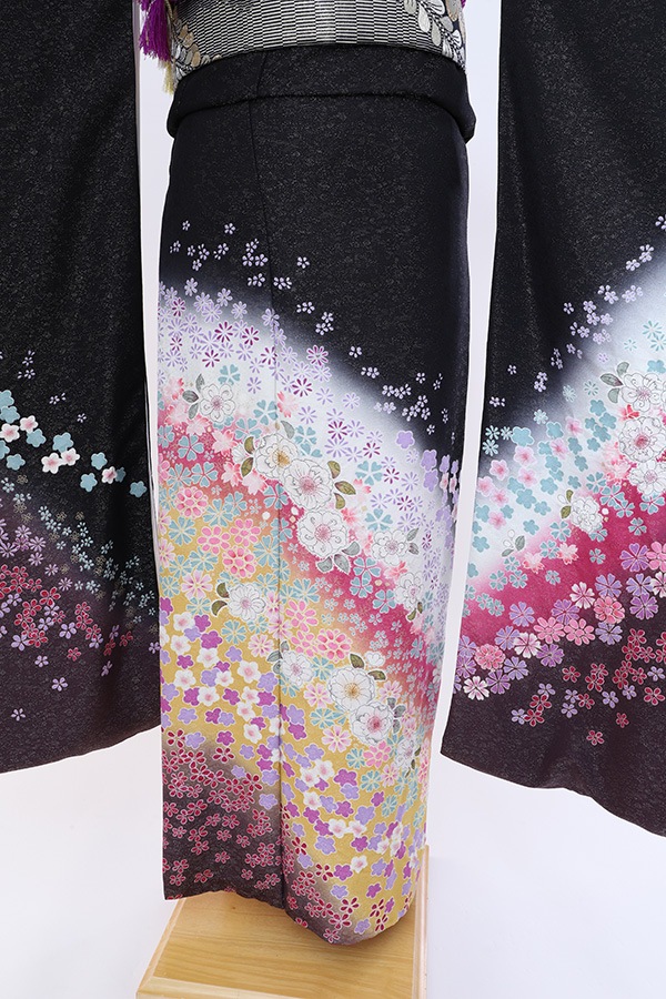 振袖 レンタル 成人式 フルセット 黒