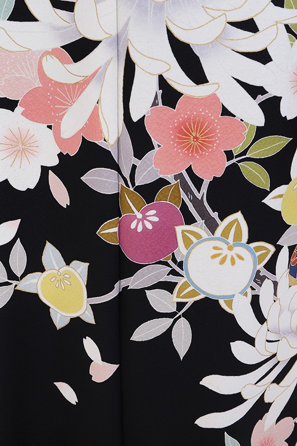 振袖 レンタル 成人式 フルセット 黒