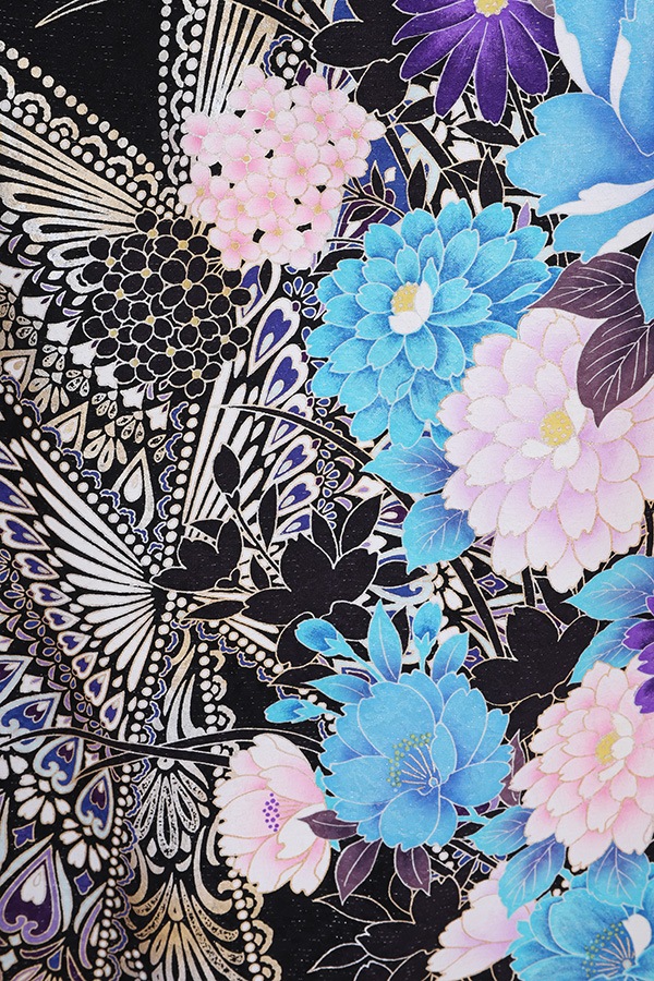 振袖 レンタル 成人式 フルセット 黒