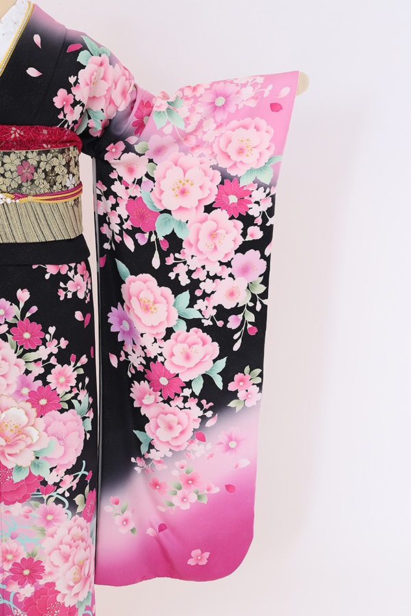 振袖 レンタル 成人式 フルセット 青