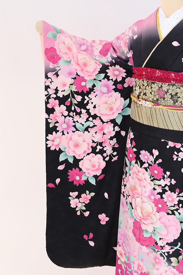 振袖 レンタル 成人式 フルセット 青