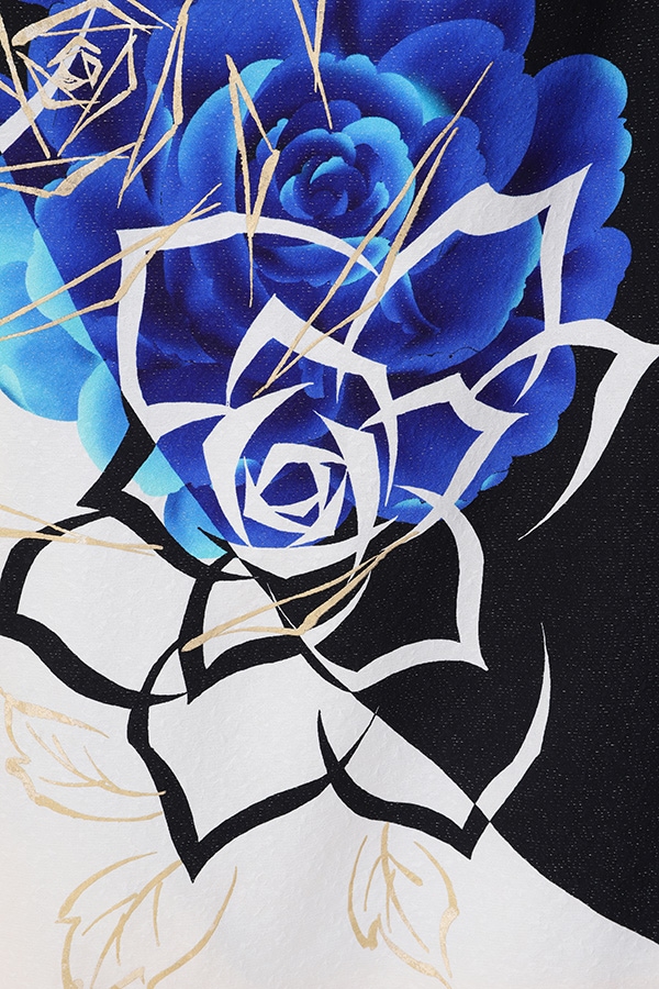 振袖 レンタル 成人式 フルセット 黒×白