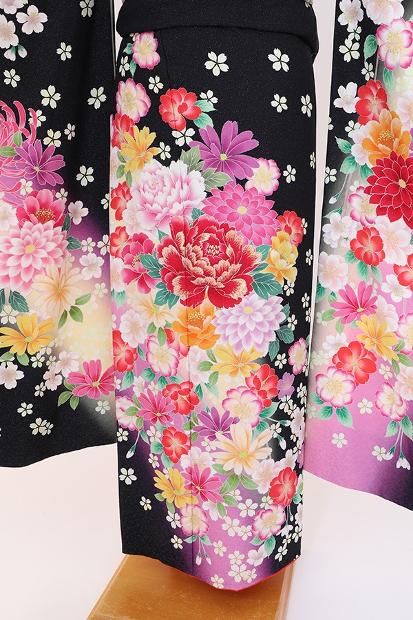 振袖 レンタル 成人式 フルセット 紫