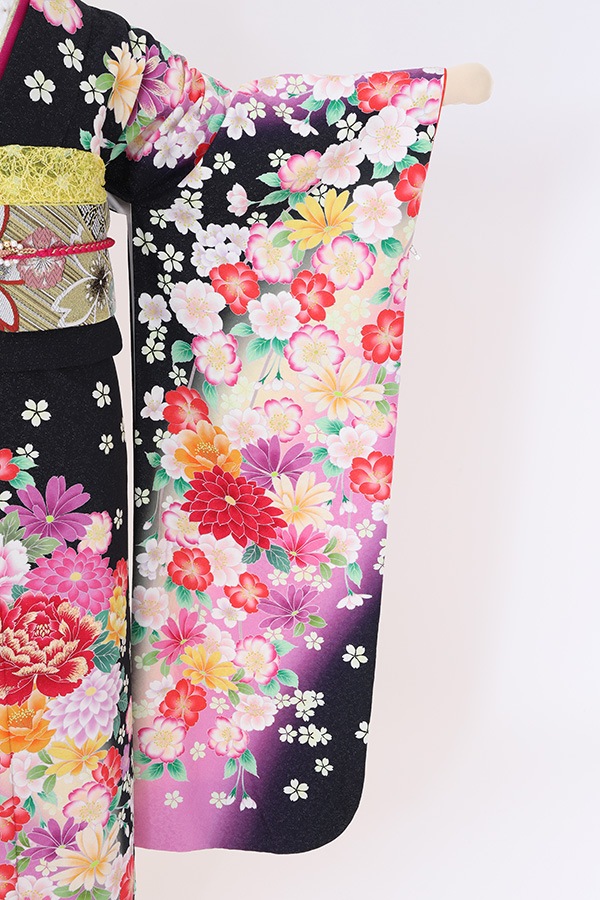 振袖 レンタル 成人式 フルセット 紫