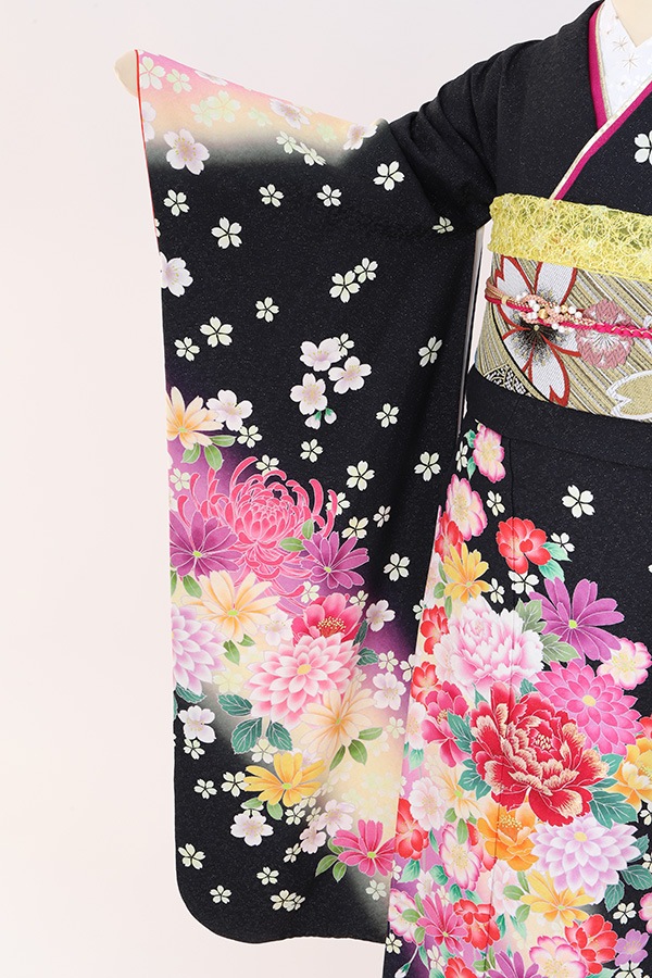 振袖 レンタル 成人式 フルセット 紫