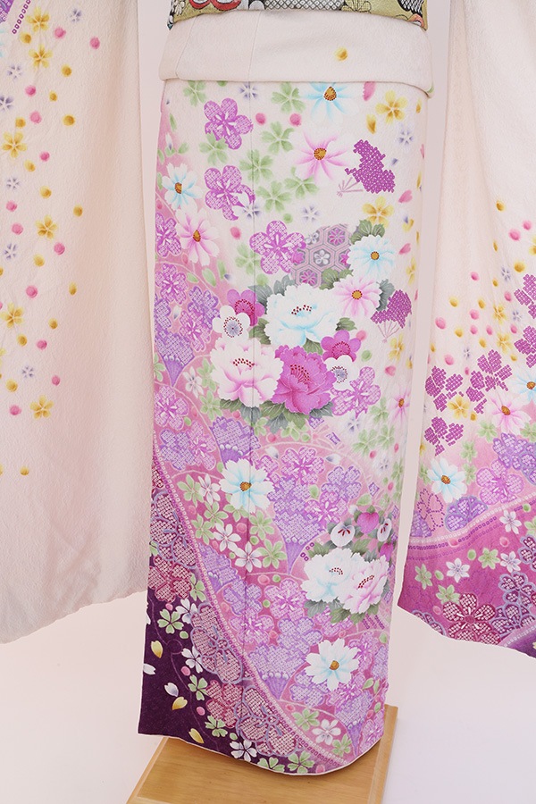 振袖 レンタル 成人式 フルセット 紫