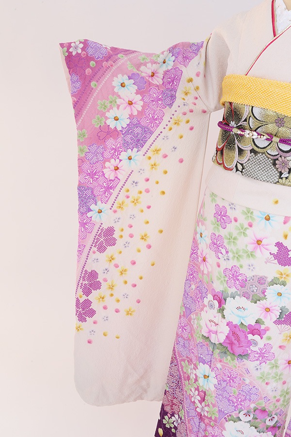 振袖 レンタル 成人式 フルセット 紫