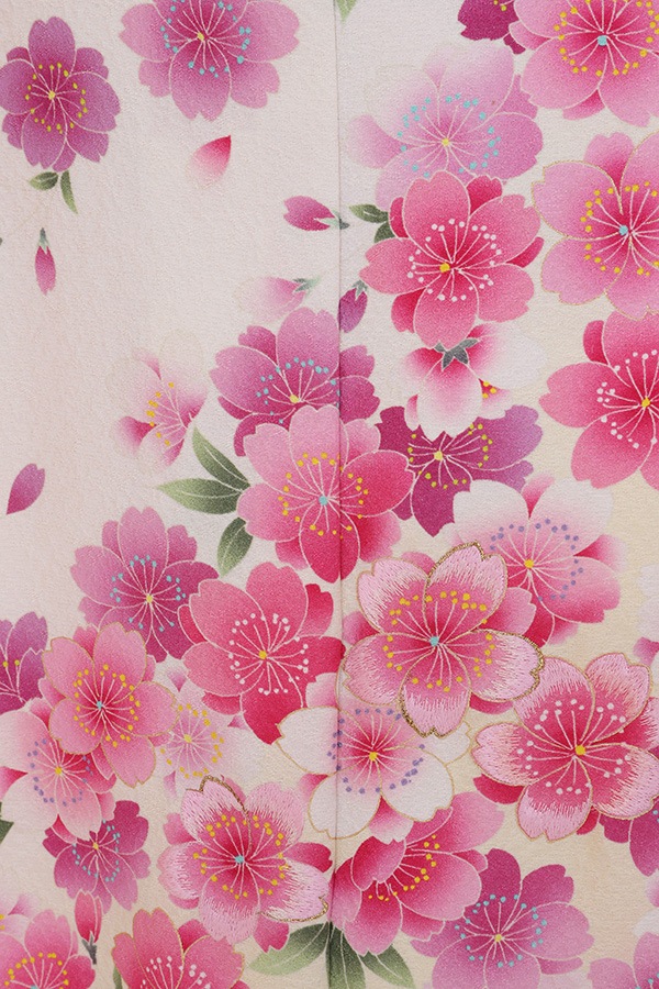 振袖 レンタル 成人式 フルセット 黒×ピンク