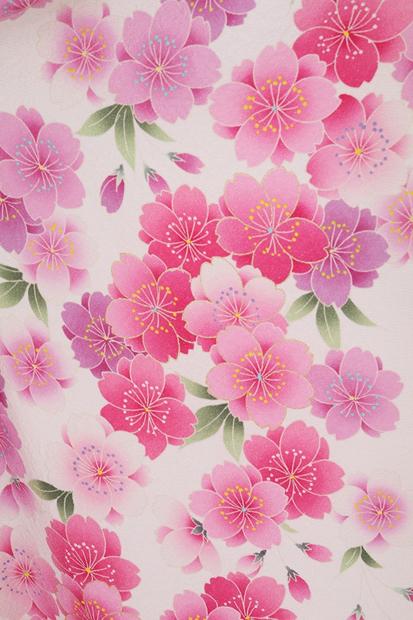 振袖 レンタル 成人式 フルセット 黒×ピンク