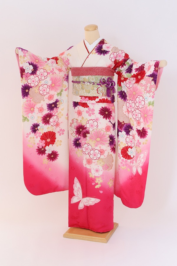 振袖 レンタル 成人式 フルセット ピンク