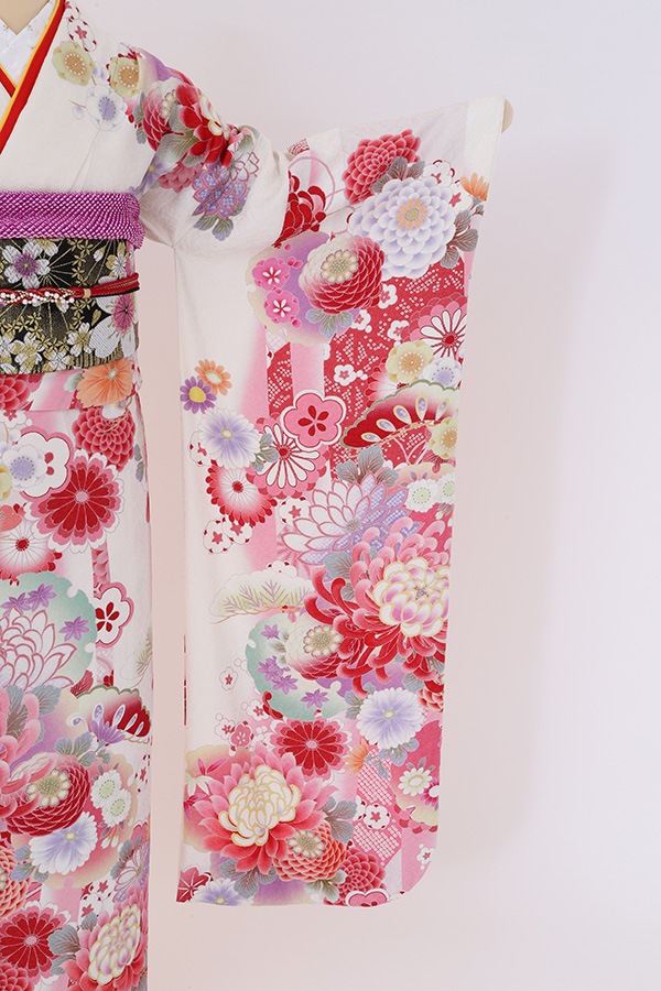 振袖 レンタル 成人式 フルセット 白