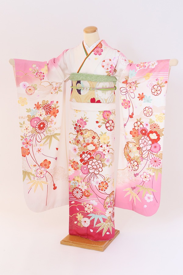 振袖 レンタル 成人式 フルセット 白