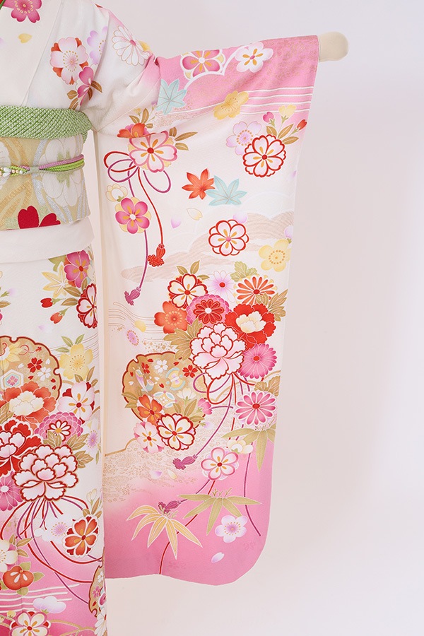 振袖 レンタル 成人式 フルセット 白