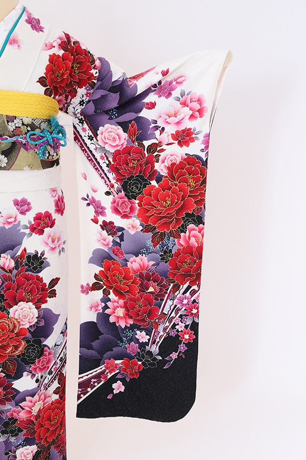 振袖 レンタル 成人式 フルセット 白