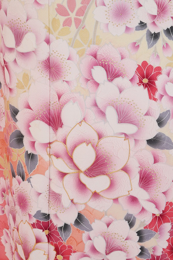 振袖 レンタル 成人式 フルセット クリーム