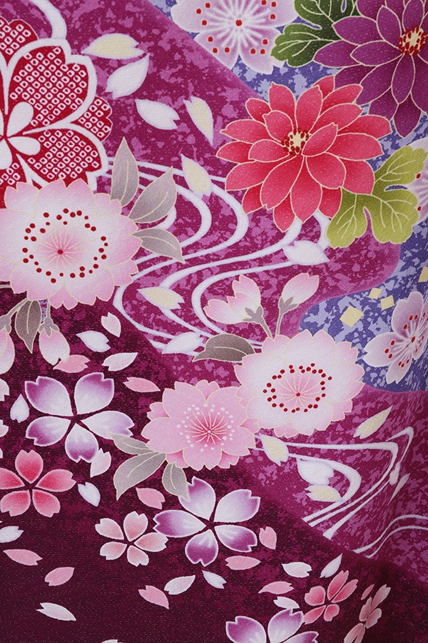 振袖 レンタル 成人式 フルセット クリーム