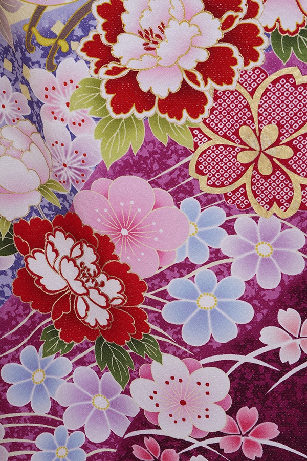 振袖 レンタル 成人式 フルセット クリーム