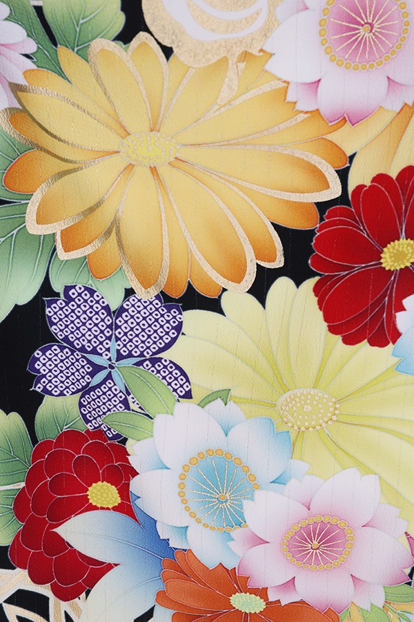 振袖 レンタル 成人式 フルセット 黒