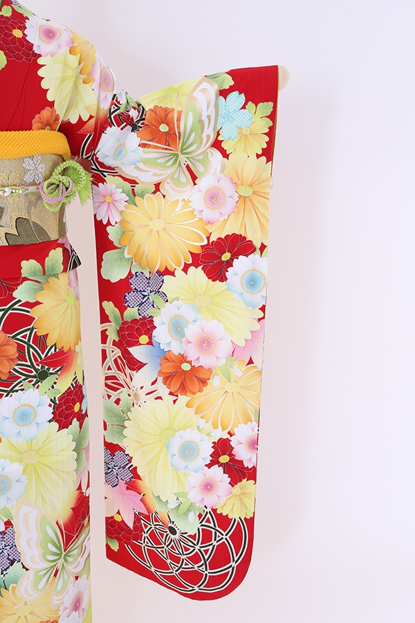 振袖 レンタル 成人式 フルセット 赤