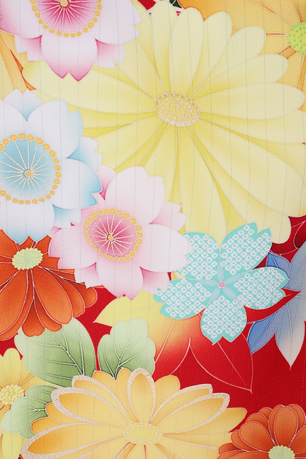 振袖 レンタル 成人式 フルセット 赤