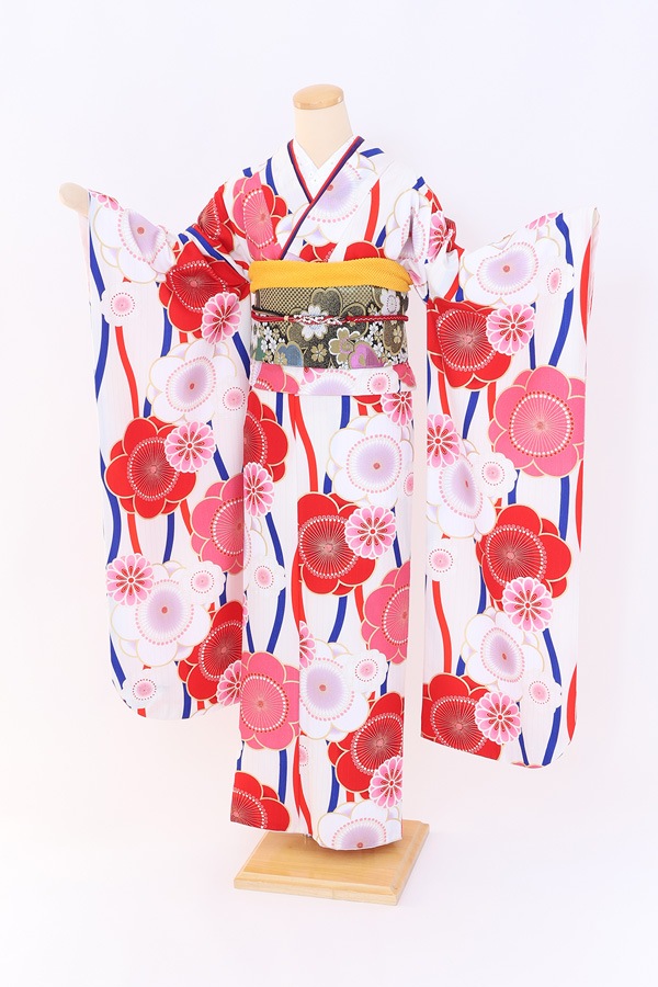 振袖 レンタル 成人式 フルセット 白