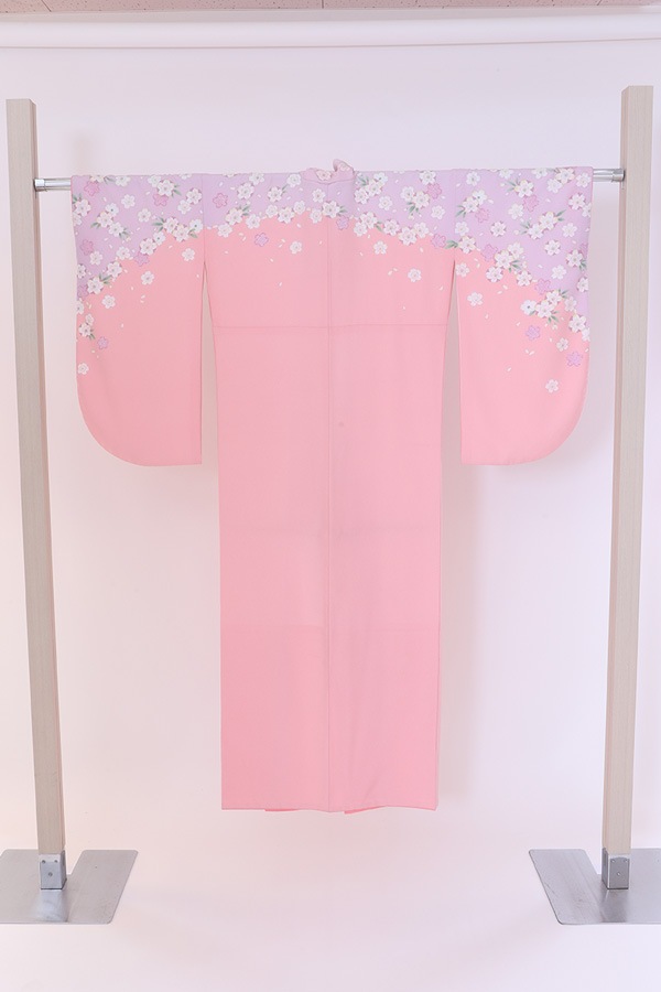 ２尺袖 単品レンタル ピンク