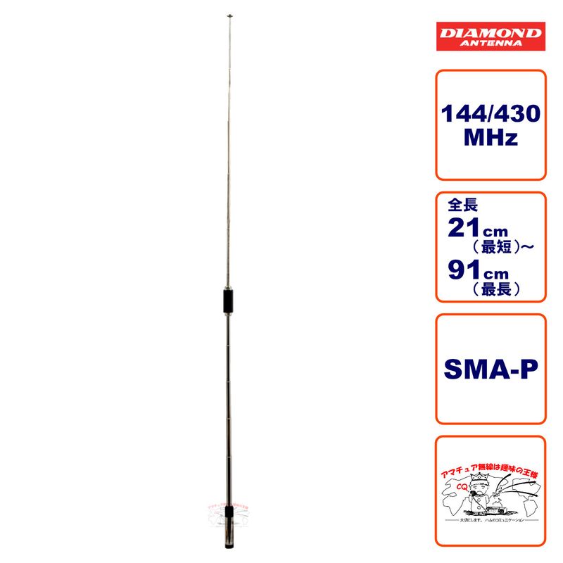 SRH770 ダイヤモンド（第一電波工業）144/430MHz 高利得2バンド