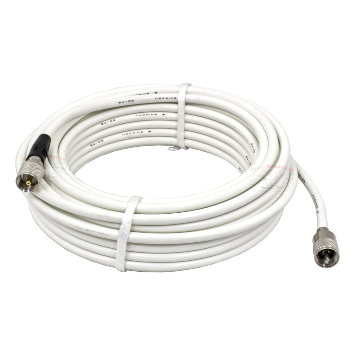 MP-MPX 5D-FB ホワイト 高周波同軸ケーブルセット 四国電線 L-15 15m