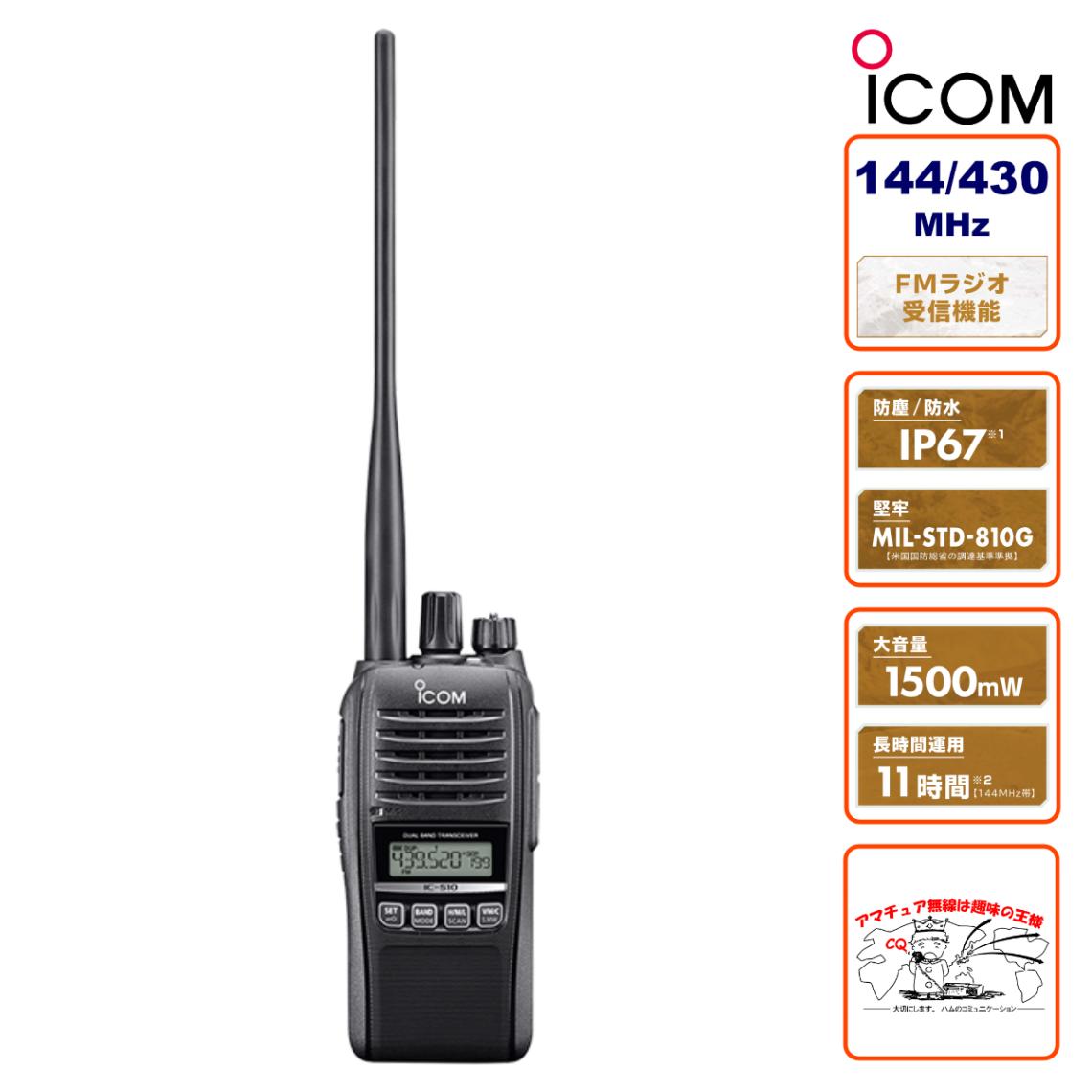 ���ޥ��奢̵�� IC-S10 �������� 144/430MHz �ǥ奢��Х�� 5W FM�ȥ�󥷡��С�