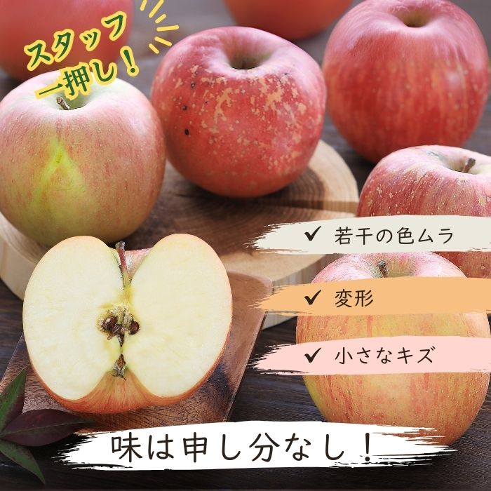 りんご サンふじ【家庭用】 約5kg(12~16玉) S331 11月下旬~12月中旬発送