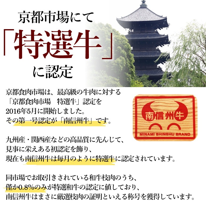 S637　南信州牛ハンバーグステーキ （冷凍）