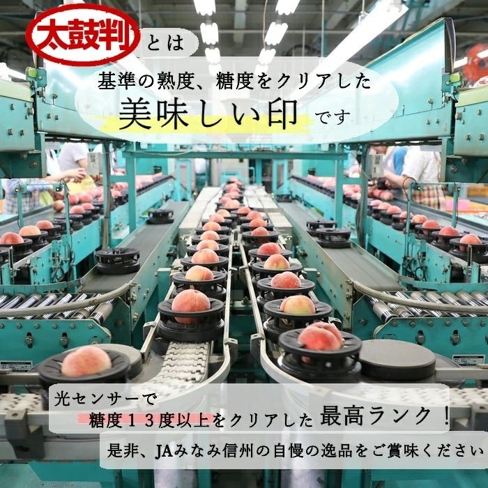 S151　桃　なつっこ【太鼓判】約2.3kg(6～7玉)　【冷蔵】 8月上旬～発送