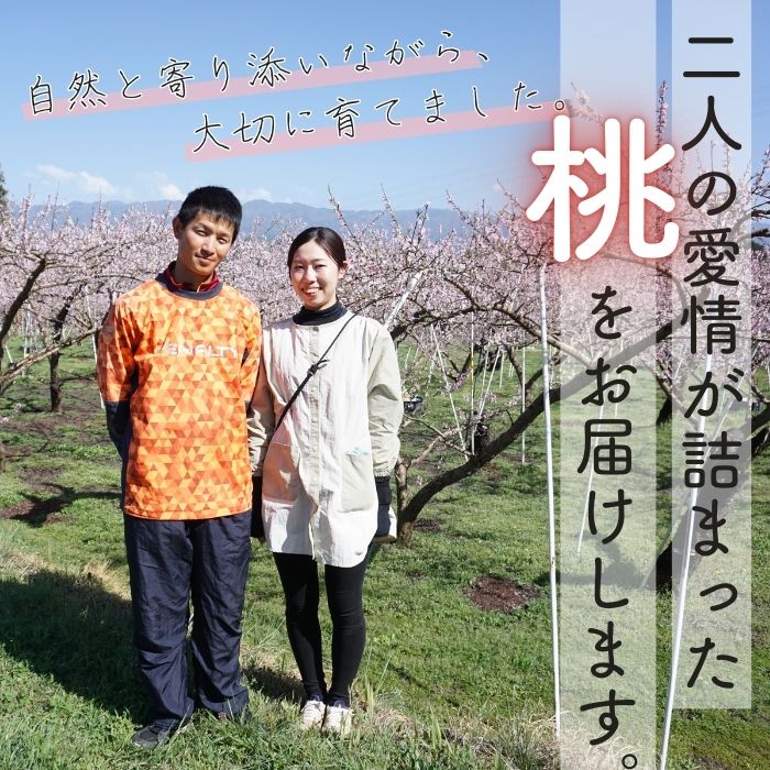 S102　桃　あかつき【太鼓判】約2.3kg(6～7玉)　【冷蔵】 7月下旬～発送