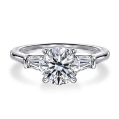 【IGI鑑定書付き】Pt900 / K18  計1.5カラット ダイヤモンド クラシックデザインリング